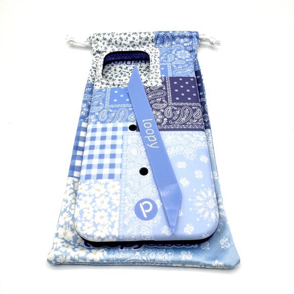 NWT Loopy BANDANA BLUES iPhone 15 Pro Max Phone Case - Picture 2 of 8
